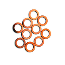 Copper washers M8 100 pcs (8 x 12 x 1,00 mm) PRO-SERIES